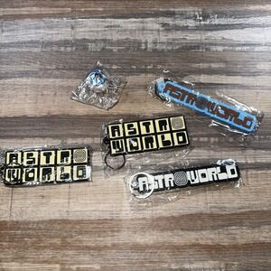 Travis Scott Astroworld Tour Merch Keychains New Lot Of 5